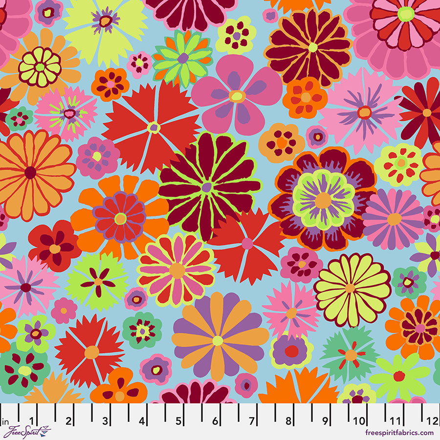 FreeSpirit Fabrics - Kaffe Fassett for the Kaffe Fassett Collective - Folk Flower-Pink || August 2024-PWGP204.PINK