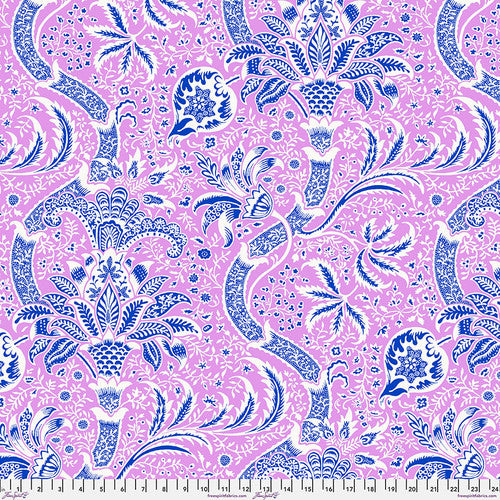 FreeSpirit - Kaffe x Morris & Co. - Indian - Pink - PWKW005.Pink - Sold by the Half Yard