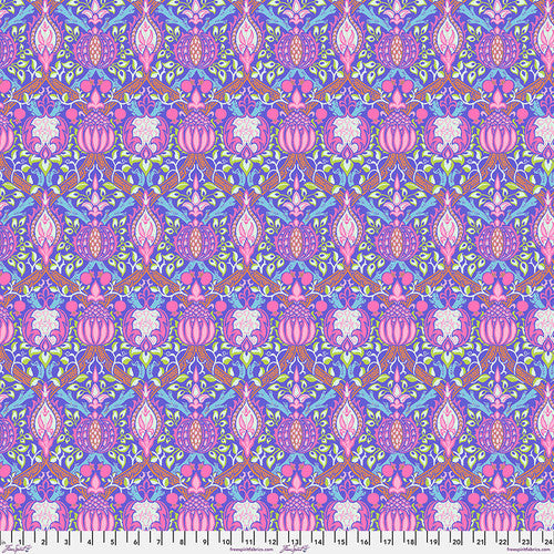 FreeSpirit - Kaffe x Morris & Co. - Granada - Purple - PWKW008.Purple - Sold by the Half Yard
