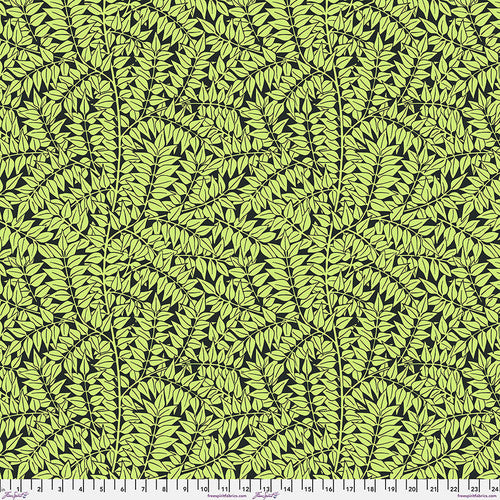 FreeSpirit - Kaffe x Morris & Co. - Branches - Black - PWKW009.Black - Sold by the Half Yard