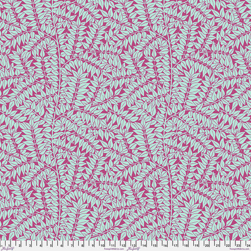 FreeSpirit - Kaffe x Morris & Co. - Branches - Magenta - PWKW009.Magenta - Sold by the Half Yard