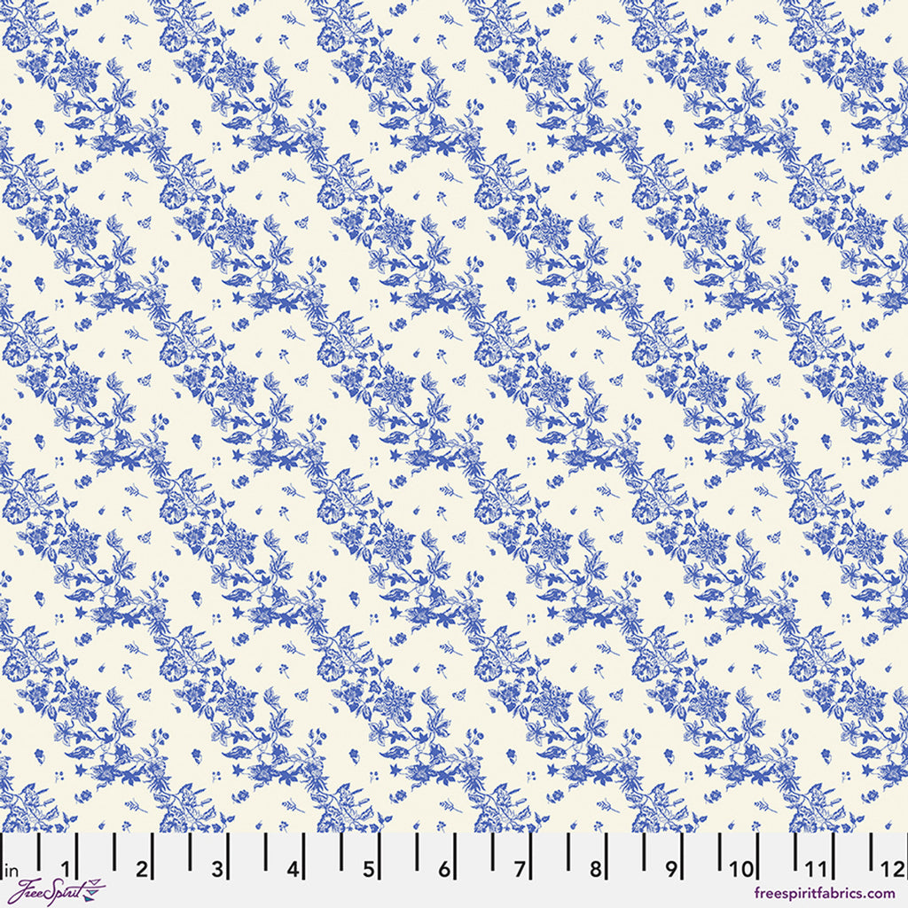 FreeSpirit Fabrics - Pastoral Symphony - Garlands - Sky - PWNL052.SKY - Sold by the Half Yard