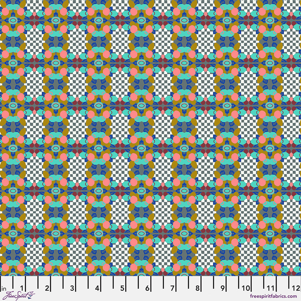 FreeSpirit Fabrics - Pastoral Symphony - The Breakfast Table - Pinky - PWNL053.PINKY - Sold by the Half Yard