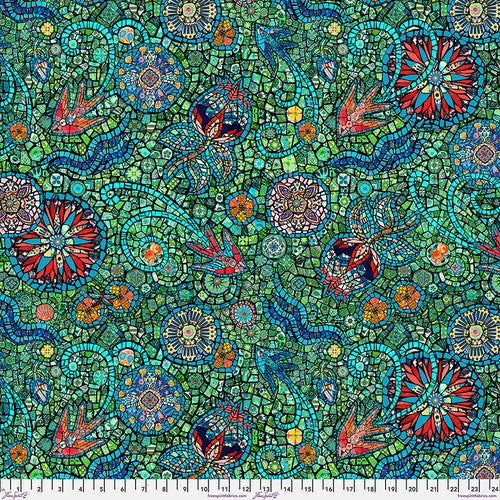 FreeSpirit Fabrics: Odile Bailloeul - Danieli - Jade || Murano, PWOB091.JADE