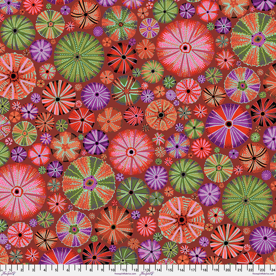 FreeSpirit Fabrics - Philip Jacobs for the Kaffe Fassett Collective - Urchins-Red || August 2024-PWPJ125.RED