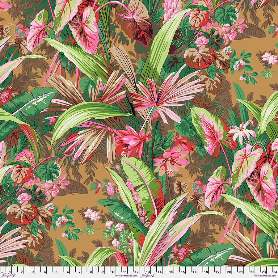 FreeSpirit Fabrics - Philip Jacobs for the Kaffe Fassett Collective - Jungle-Brown || August 2024-PWPJ126.BROWN