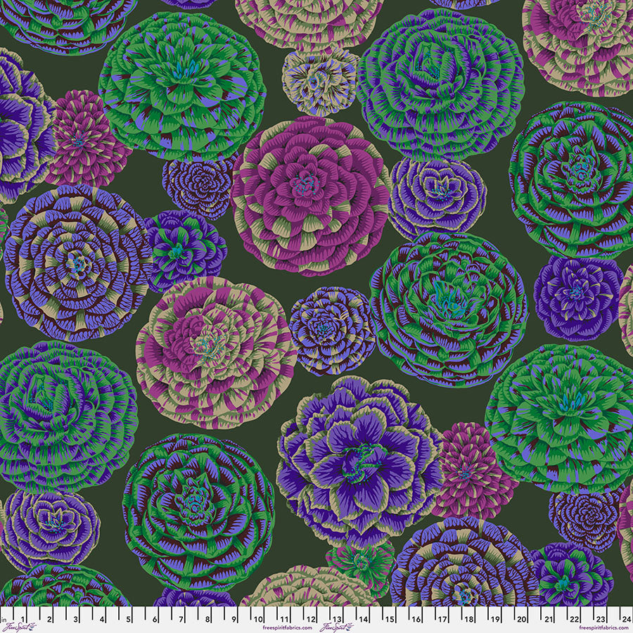 FreeSpirit Fabrics - Philip Jacobs for the Kaffe Fassett Collective - Japonica-Dark || August 2024-PWPJ130.DARK