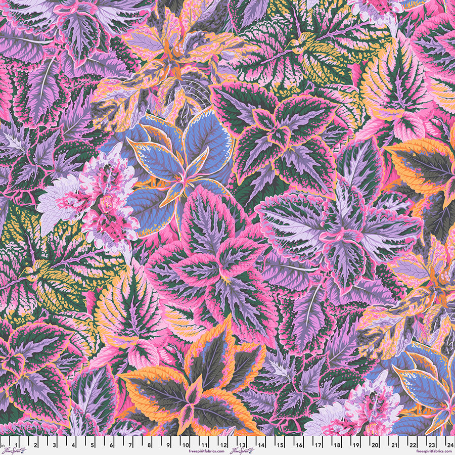 FreeSpirit - Kaffe Fassett Collective August 2025 - Bold Leaves - Pink - PWPJ132.PINK - Sold by the Half Yard