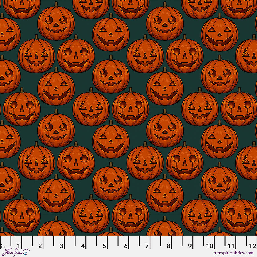 Rachel Hauer - Pumpkin Grid - Green || Mystic Moonlight - PWRH093.GREEN