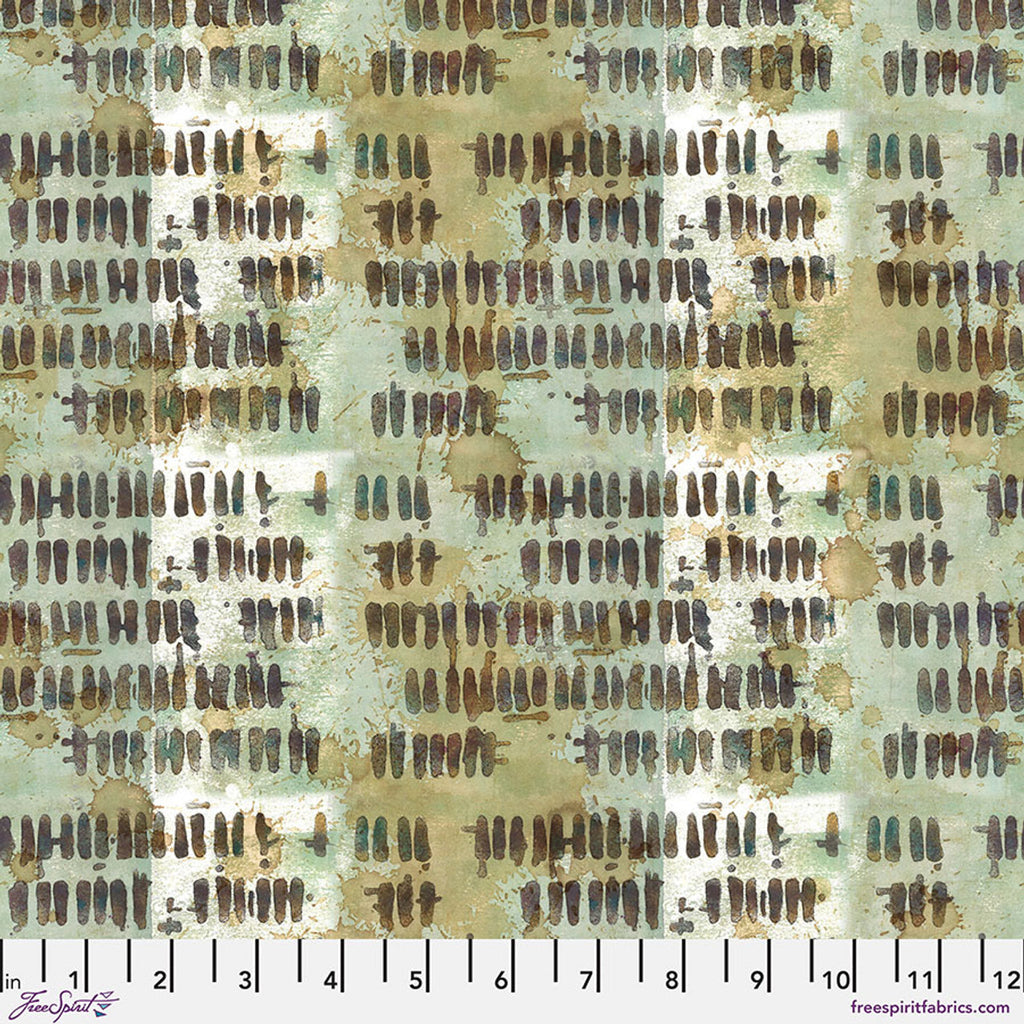 FreeSpirit Fabrics - On Your Mark - Finish Line - Sage - PWSE032.SAGE - Sold by the Half Yard