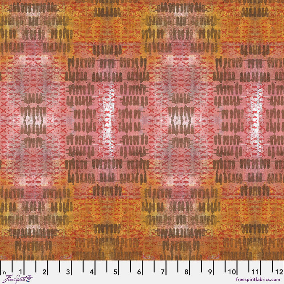 FreeSpirit Fabrics - On Your Mark - Tracks - Blush - PWSE034.BLUSH - Sold by the Half Yard