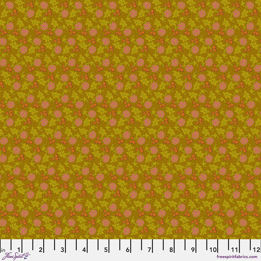 FreeSpirit Fabrics - Vintage Cloth - Wall Flower - Vondel - PWSK088.VONDEL - Sold by the Half Yard