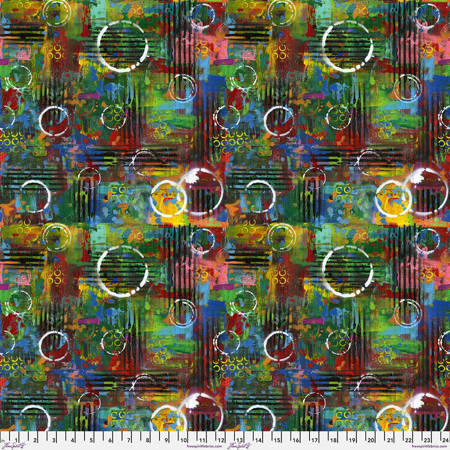 FreeSpirit Fabrics - Soda Pop - Grunge - Multi - PWSP101.MULTI - Sold by the Half Yard