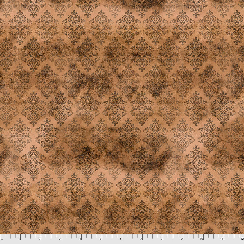 Tim Holtz, Regions Beyond - Spellbound Orange - PWTH148.ORANGE - Sold by the Half Yard