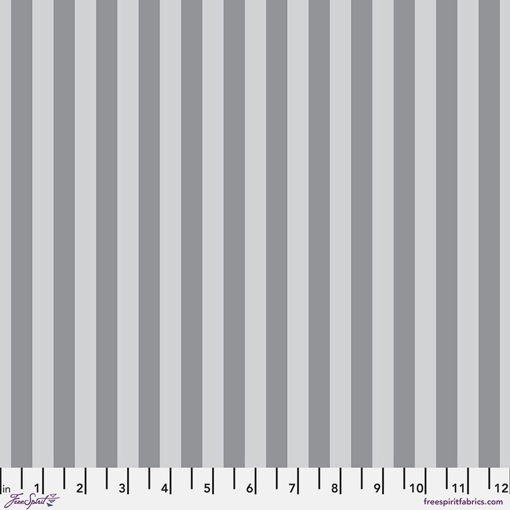 Pre-Order - FreeSpirit Fabrics - True Colors Graywork - Tent Stripe - Fog - PWTP069.FOG - Sold by the Half Yard