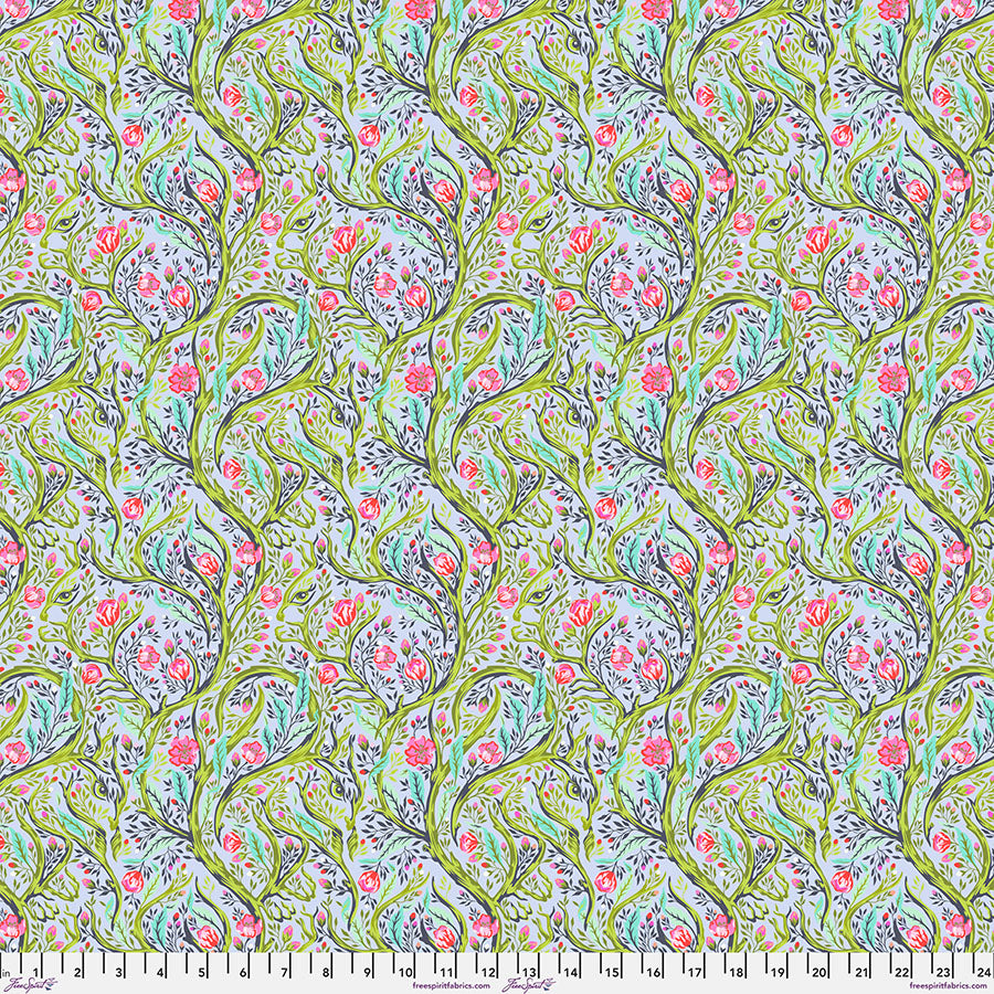 FreeSpirit Fabrics - Full Moon Forest II - Branch Manager - Starlight  - PWTP247.STARLIGHT - Sold by the Half Yard