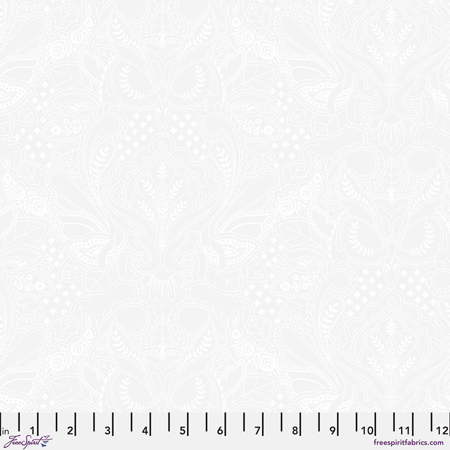 FreeSpirit Fabrics - True Colors 2025 - Ghost Owl - Paper  - PWTP250.PAPER - Sold by the Half Yard