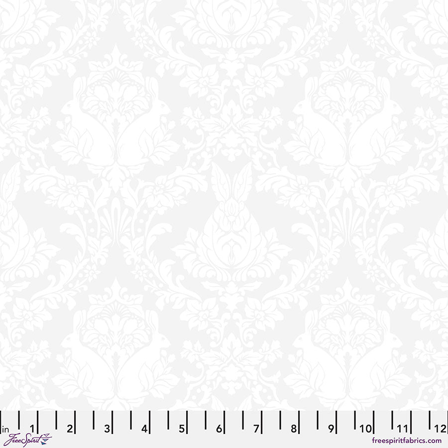 FreeSpirit Fabrics - True Colors 2025 - Ghost Bunny - Paper  - PWTP251.PAPER - Sold by the Half Yard