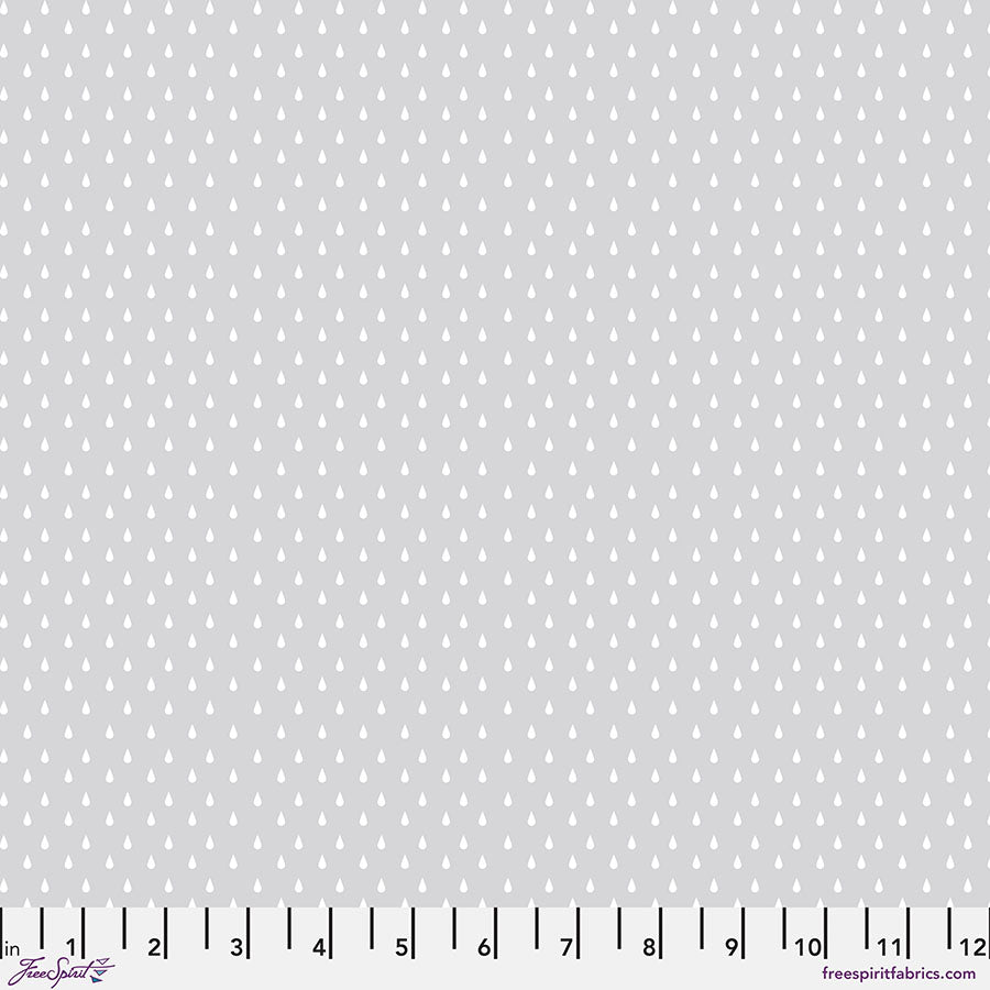 FreeSpirit Fabrics - True Colors 2025 - Ghost Droplettes - Whisper  - PWTP252.WHISPER - Sold by the Half Yard
