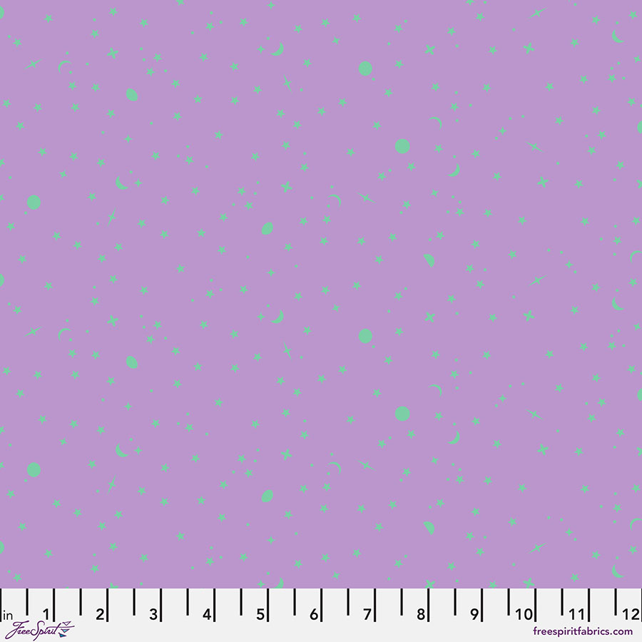 FreeSpirit Fabrics - True Colors 2025 - Space Sprinkles - Frozen Berry  - PWTP254.FROZENBERRY - Sold by the Half Yard
