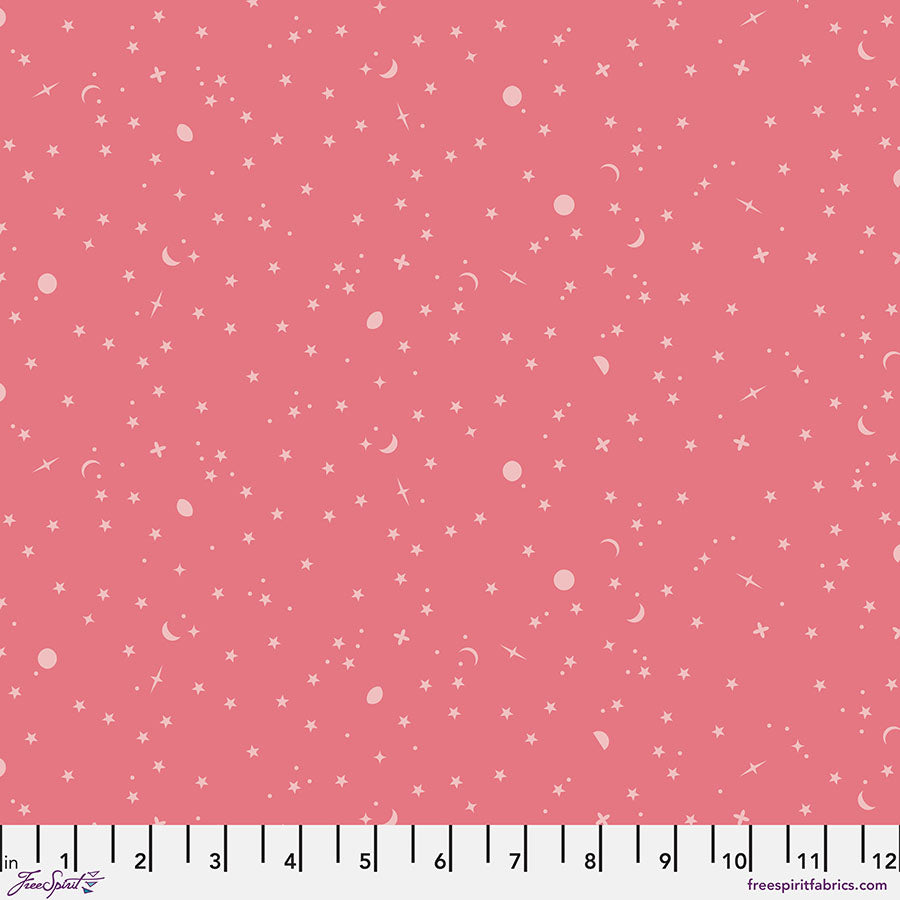 FreeSpirit Fabrics - True Colors 2025 - Space Sprinkles - Sunburn  - PWTP254.SUNBURN - Sold by the Half Yard