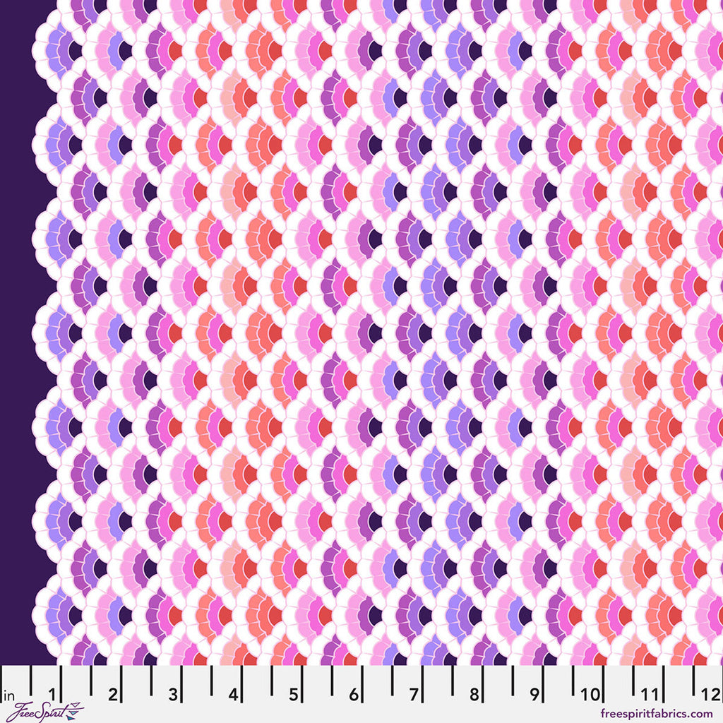Pre-Order - FreeSpirit Fabrics - Floral Reef - Aquatic Lace - Ultraviolet - PWTP269.ULTRAVIOLET - Sold by the Half Yard