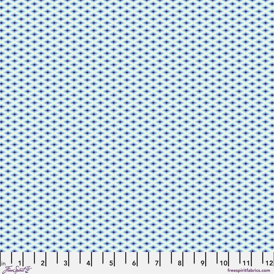 Pre-Order - FreeSpirit Fabrics - Floral Reef - Lighthouse Windows - Marine - PWTP273.MARINE - Sold by the Half Yard