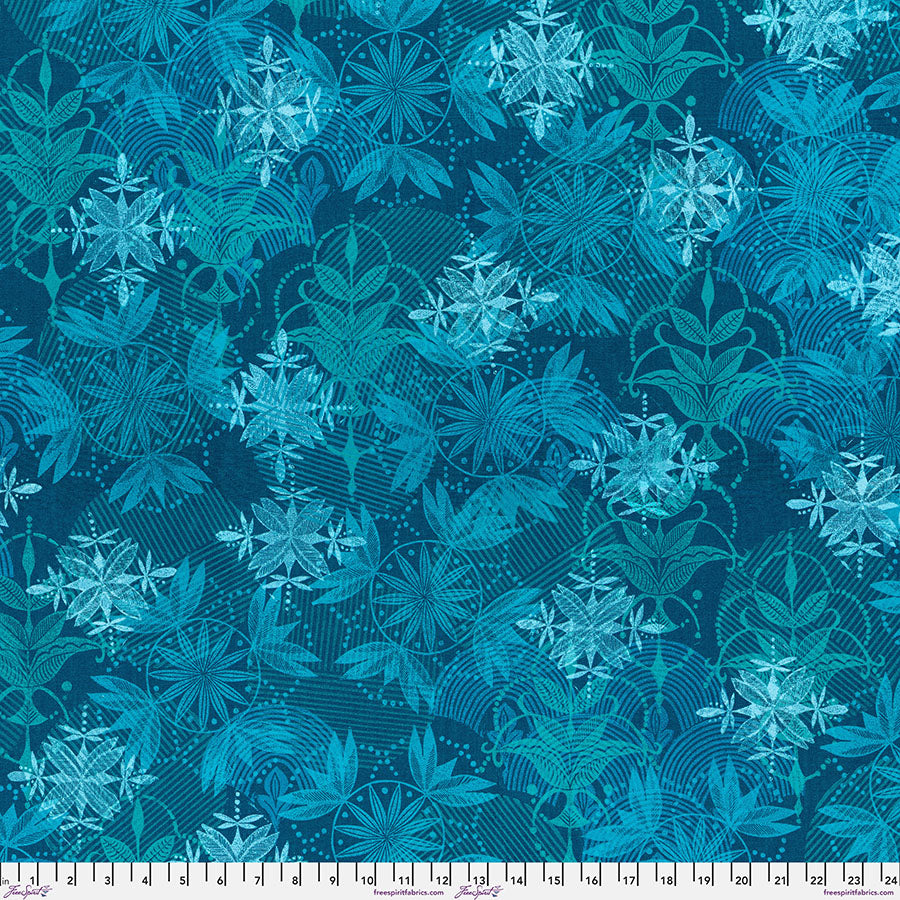 Valori Wells, Collection Grace, Serene - Peacock || Grace - PWVW036.PEACOCK - Sold by the Half Yard