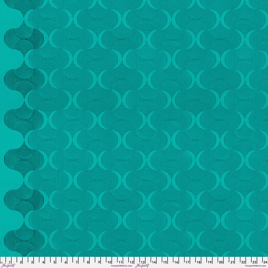 Valori Wells, Collection Grace, Mindful - Teal || Grace - PWVW037.TEAL - Sold by the Half Yard