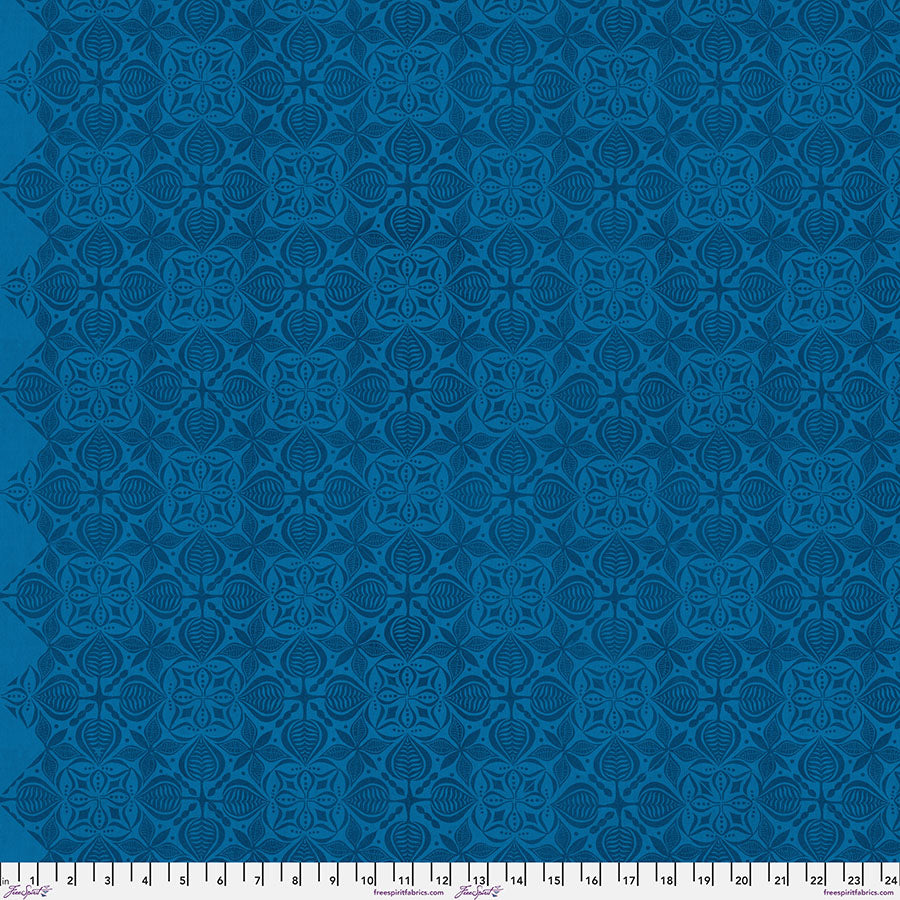 Valori Wells, Collection Grace, Curious - Sapphire || Grace - PWVW038.SAPPHIRE - Sold by the Half Yard