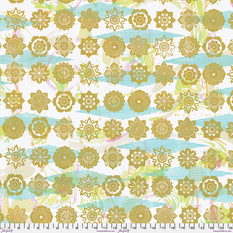 FreeSpirit Fabrics - Findings - Malas - Gold - PWVW040.GOLD - Sold by the Half Yard