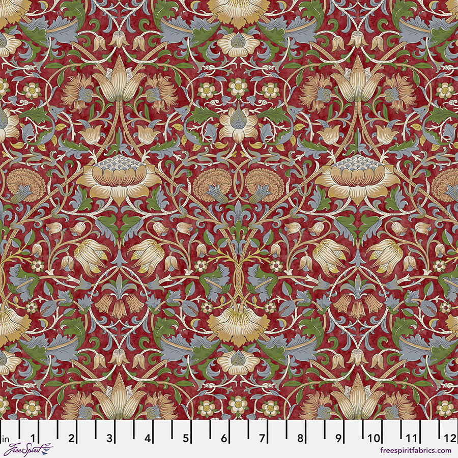 FreeSpirit Fabrics - The Oxford Holiday Collection - Lodden - Crimson - PWWM023.CRIMSON - Sold by the Half Yard