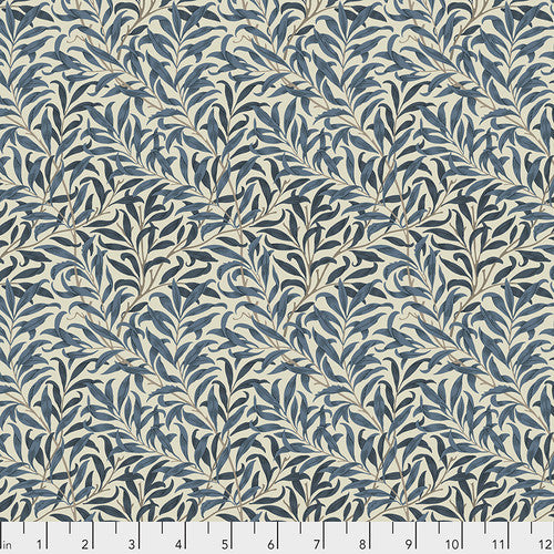 FreeSpirit - Morris & Co. - Willow Boughs - Navy - PWWM030.Navy - Sold by the Half Yard