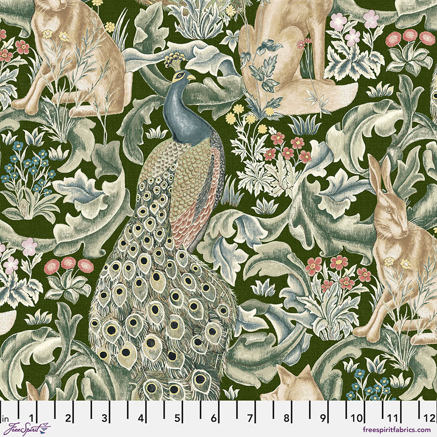 FreeSpirit Fabrics - The Oxford Holiday Collection - Forest - Wooded - PWWM031.WOODED - Sold by the Half Yard