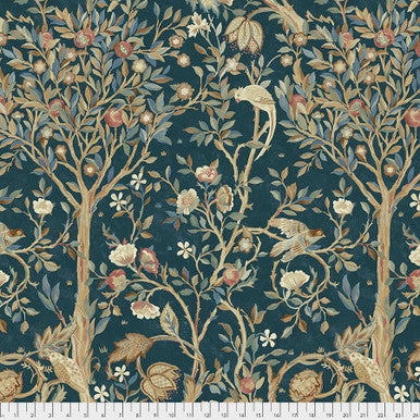 FreeSpirit - Morris & Co. - Melsetter - Indigo - PWWM041.Indigo - Sold by the Half Yard