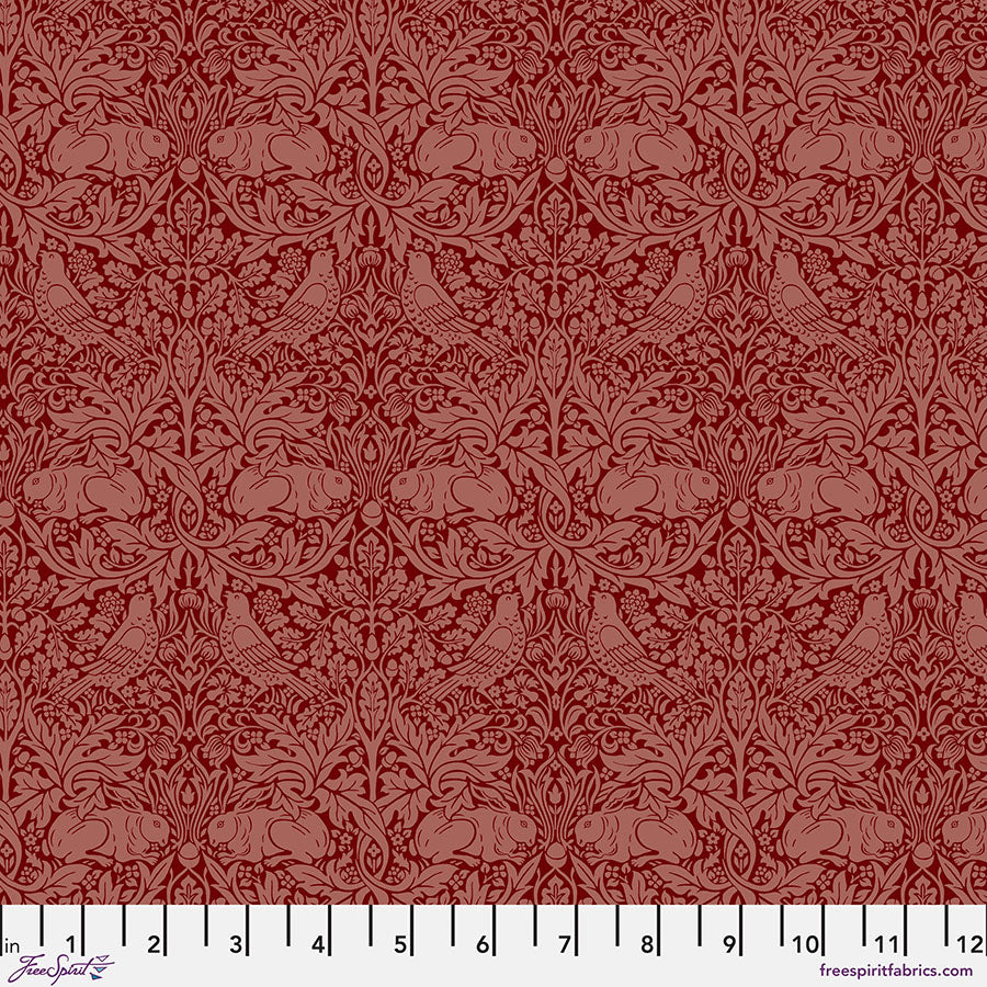 FreeSpirit Fabrics - The Oxford Holiday Collection - Small Brer Rabbit - Thorned Rose - PWWM132.THORNEDROSE - Sold by the Half Yard
