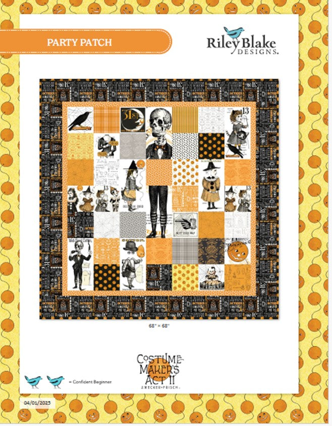 Riley Blake - J. Wecker Frisch - Costume Maker's Act II - Party Patch Quilt Kit