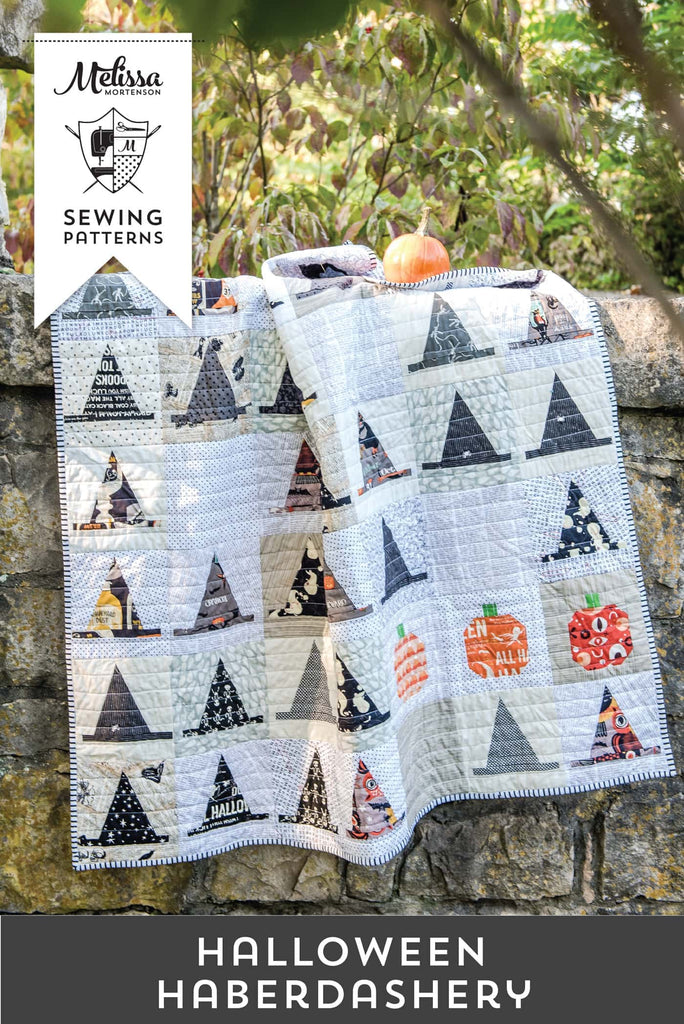 Halloween Haberdashery Quilt Kit - Featuring Laboratory Fabric by Tim Holtz