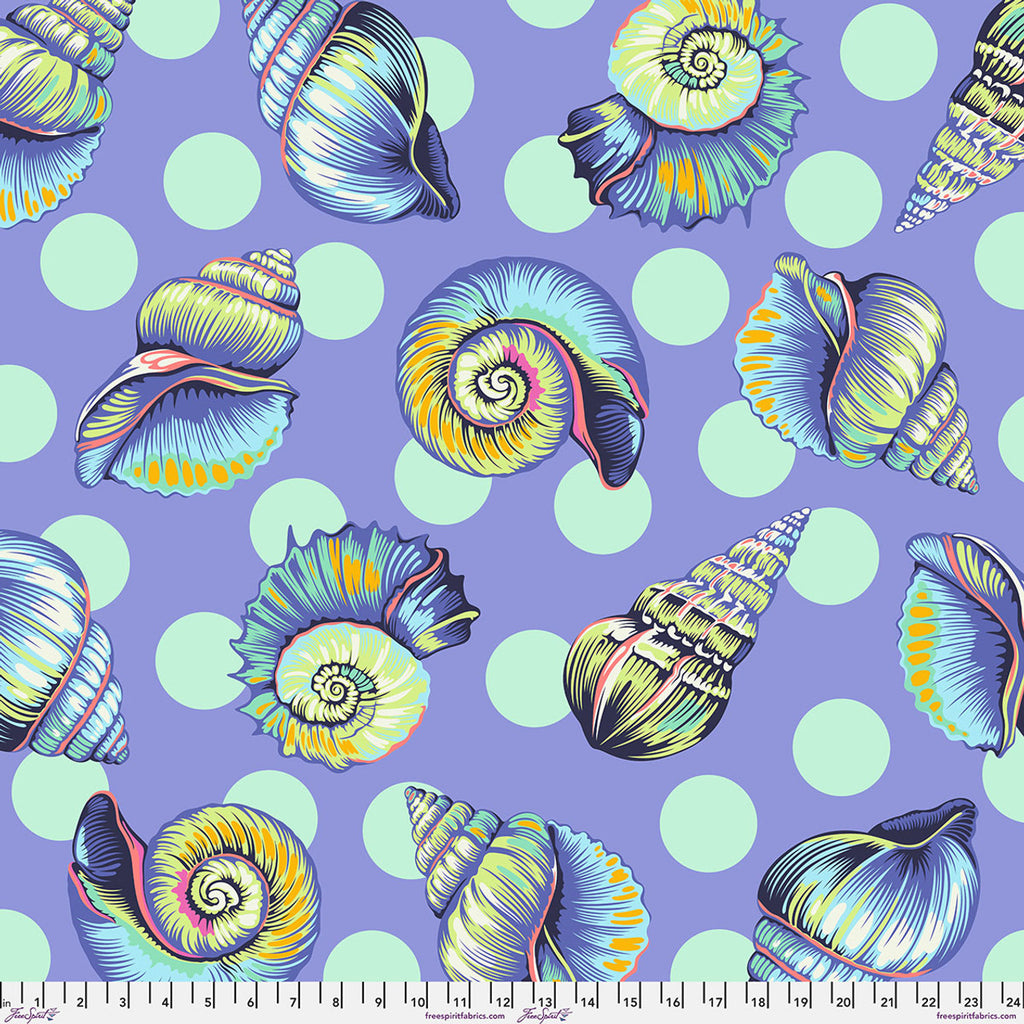 Pre-Order - FreeSpirit Fabrics - Floral Reef - 108" Wideback - Big Shelly - Marine - QBTP021.MARINE - Sold by the Half Yard