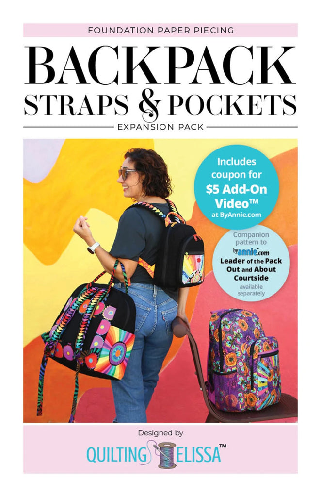 Backpack Straps and Pockets - FPP Expansion Pack - for ByAnnie patterns - QE104
