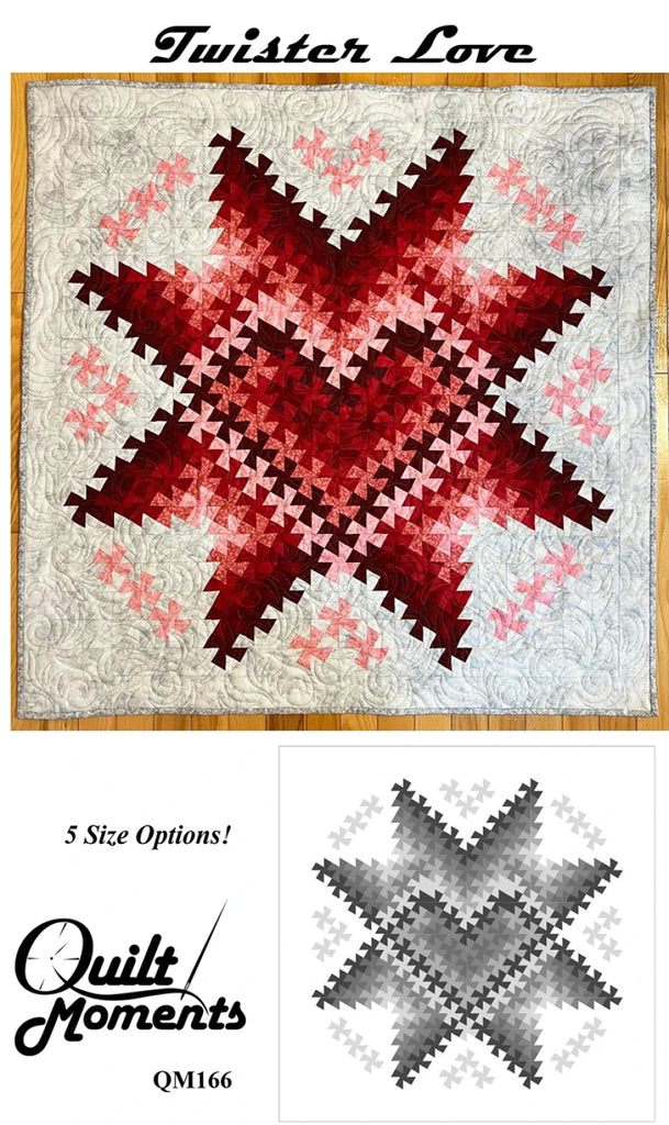Twister Love Pattern by Marilyn Foreman for Quilt Moments - QM166