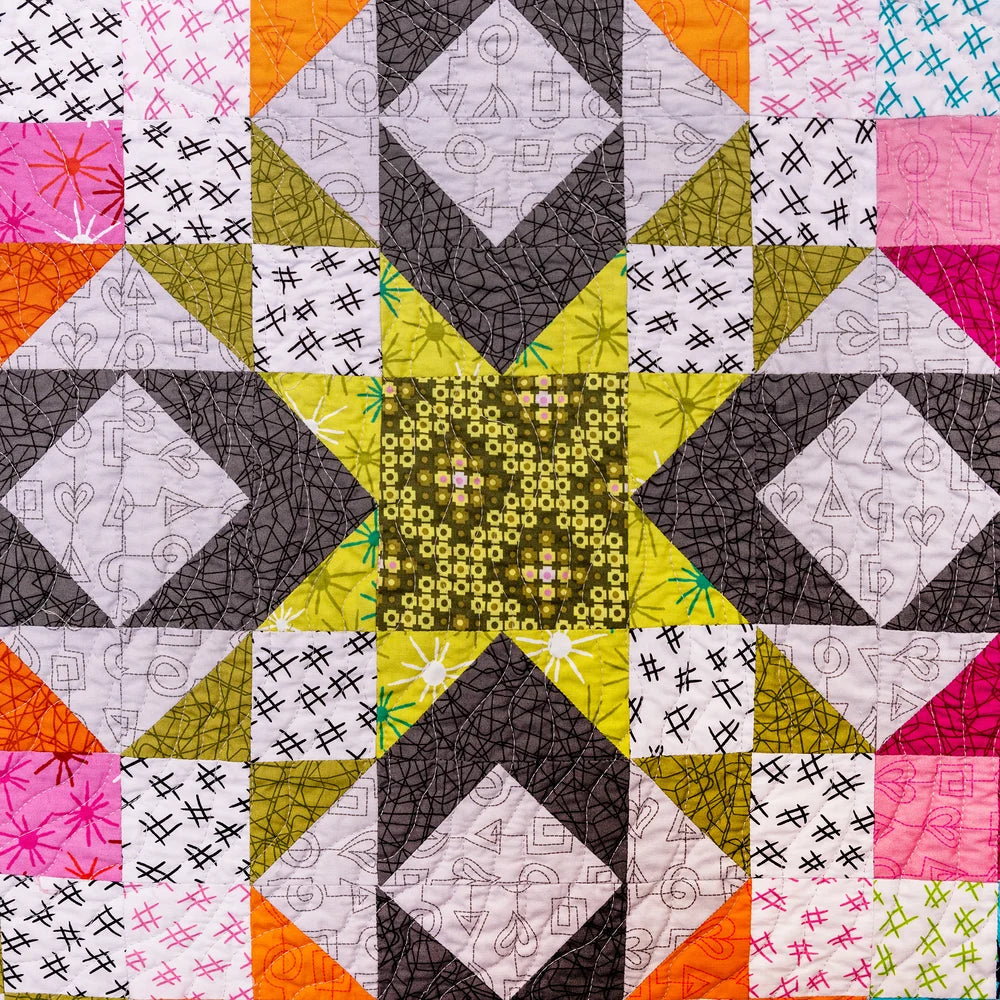 Sparkling Stars Quilt Pattern by Christa Watson of Christa Quilts - CQ133