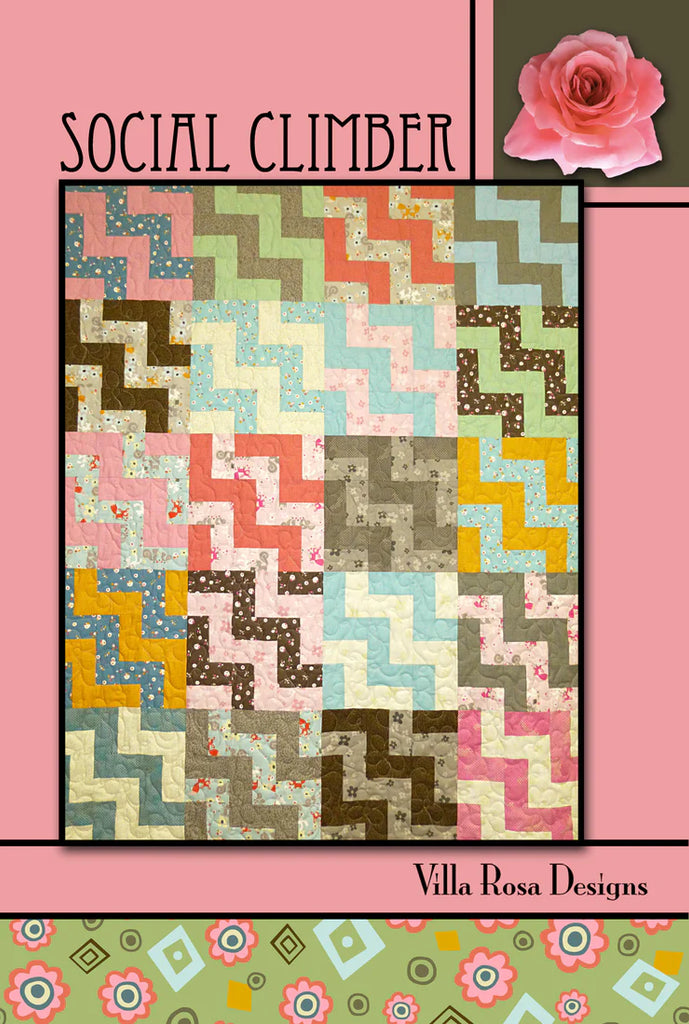 Villa Rosa Designs - Social Climber Quilt Pattern