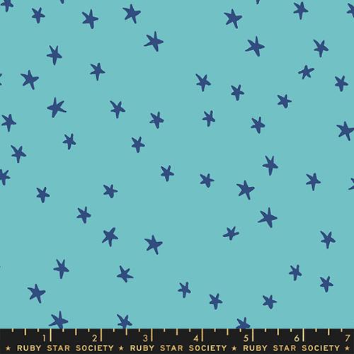 Moda - Starry - Starry Wideback 108" Turquoise - RS4111 43 - Sold by the Half Yard