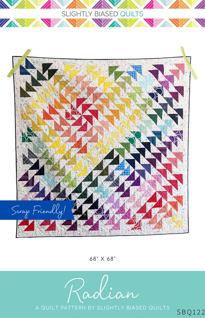 Radian Quilt Pattern by Jennifer Worthen of Slightly Biased Quilts - SBQ-122