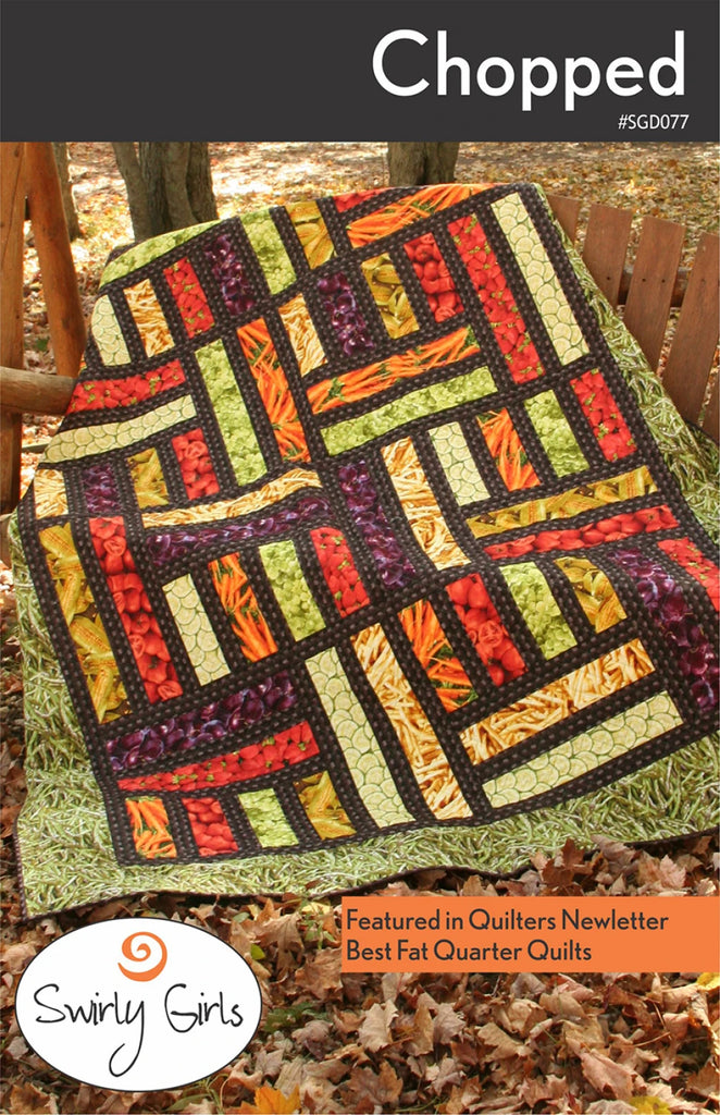 Chopped Quilt Pattern by Joanne Hillestad of Swirly Girls Design- SGD077