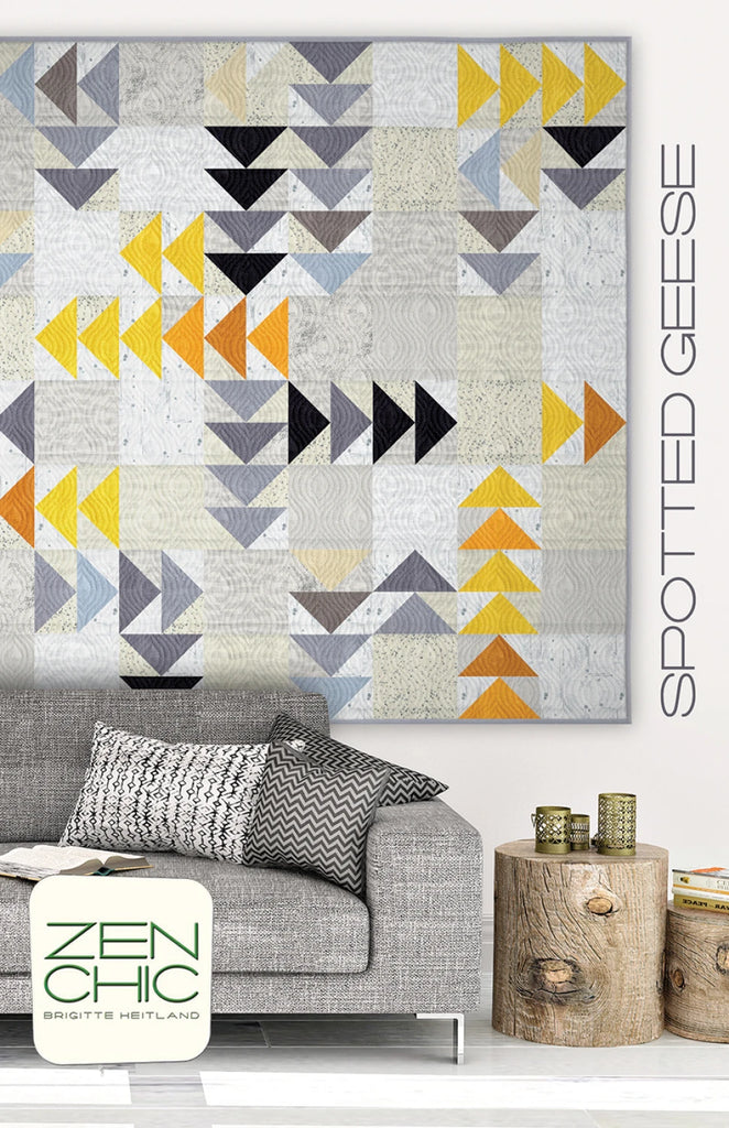 Zen Chic - Spotted Geese Quilt Pattern - SGQP
