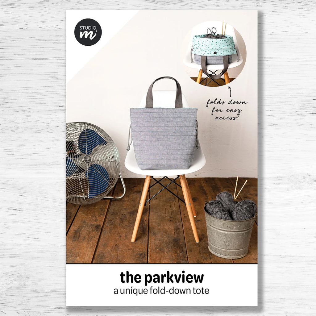 Studio M - The Parkview - A Unique Fold -down tote - SMST006