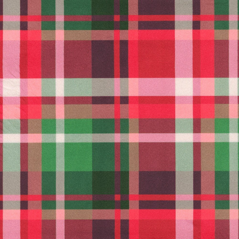 Robert Kaufman: Mammoth Minky - Cranberry (Sold by the Yard)