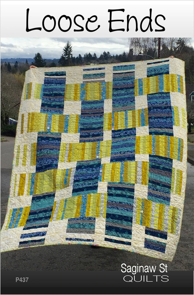 Loose Ends Quilt Pattern by Karla Alexander of Saginaw St Quilts - SSQ437